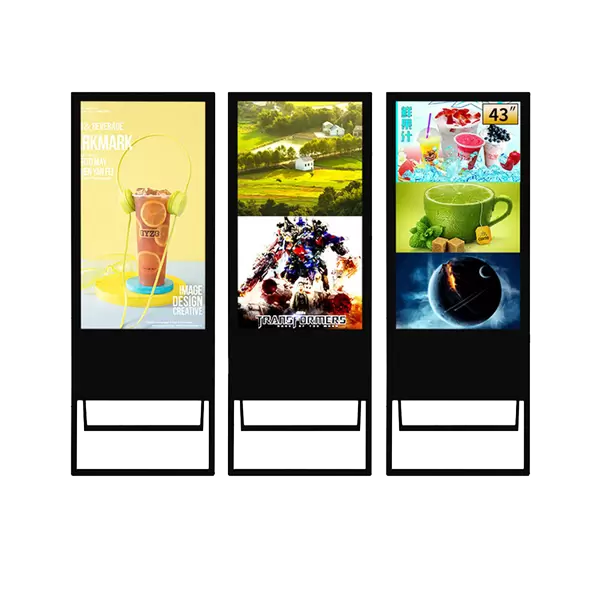 Draagbare Digital Signage LCD-scherm reclame Display vloerstandaard