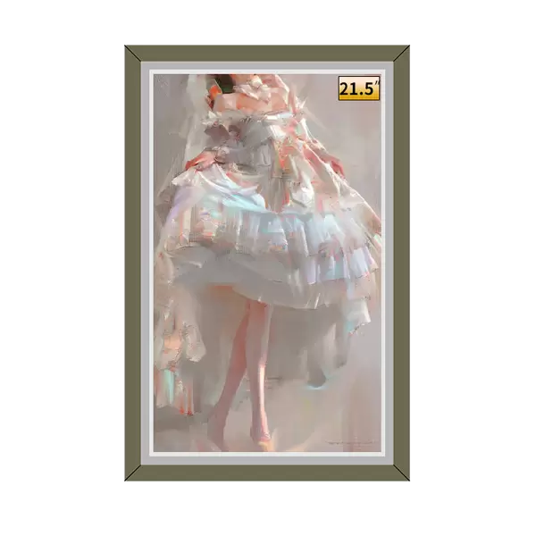 Digitale signage met fotolijst
