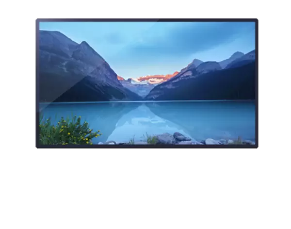 Capacitief aan de muur gemonteerd touchscreen-display