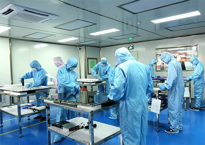 Cleanroom- en montageomgeving