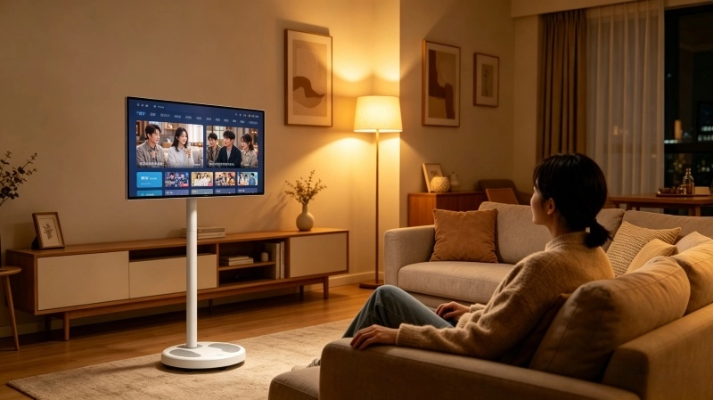 FVASEE Rollend slim scherm om overal Netflix te bekijken | Draagbare streaming-tv